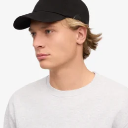 Organic Cotton Cap - Deep Black